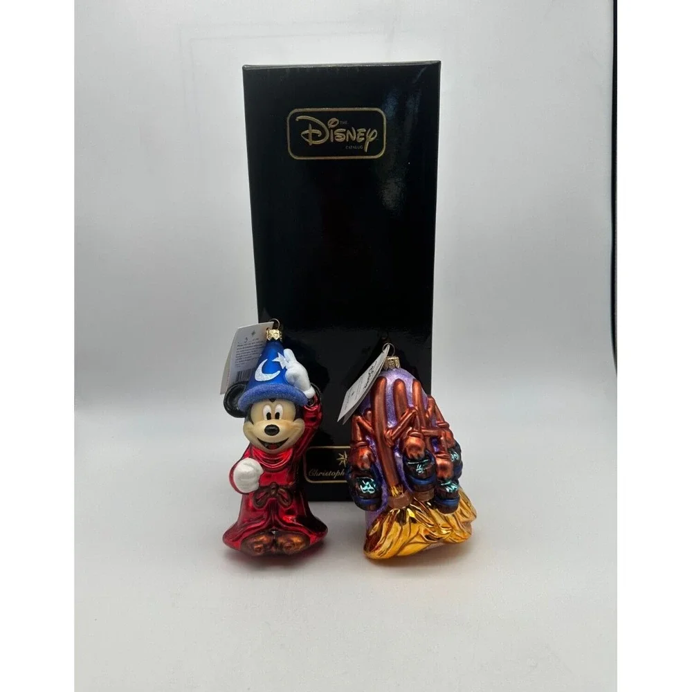 1999 Christopher Radko‎ Sorcerers Apprentice Mickey &Fantasia Brooms 6